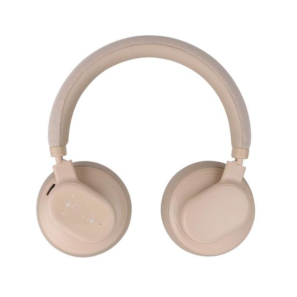 Słuchawki bezprzewodowe nauszne Forcell F-Audio Touch Beat ANC beżowe