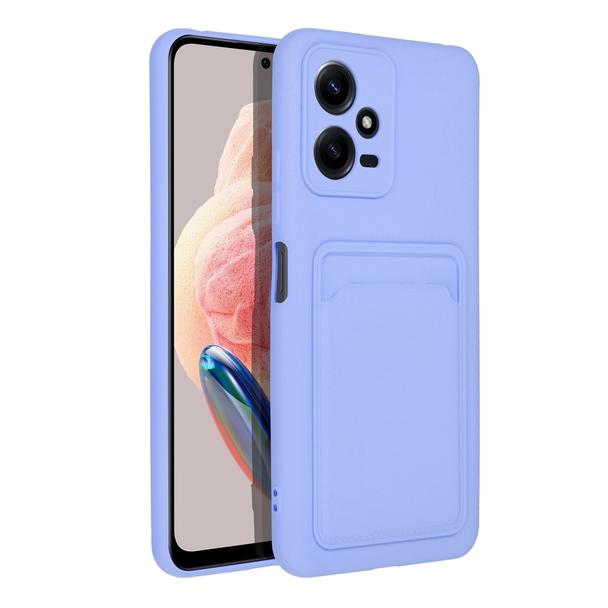 Futerał CARD CASE do XIAOMI Redmi NOTE 12 5G fioletowy