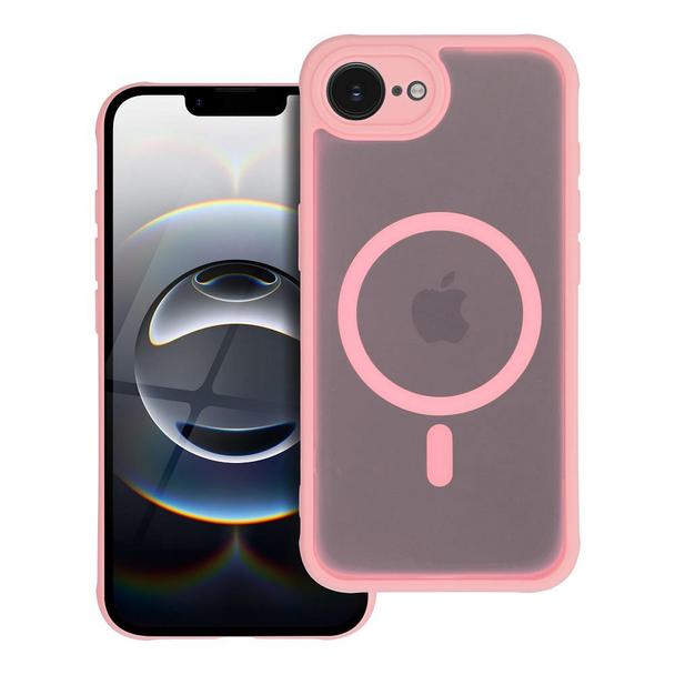Futerał FULL MATTE MAG COVER kompatybilny z MagSafe do IPHONE 11 jasny różowy