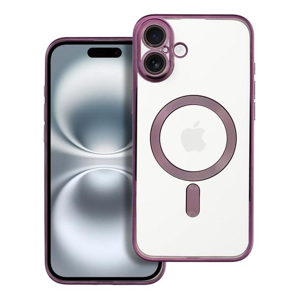Futerał do iPhone 16 PLUS Electro Mag Cover zgodny z MagSafe fioletowy