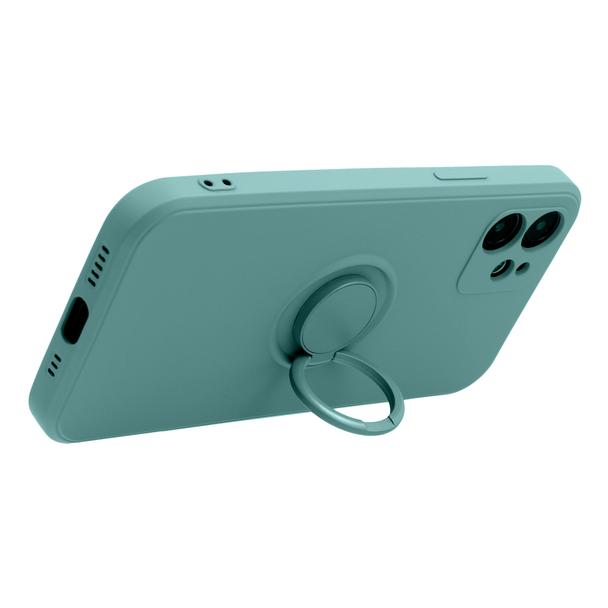 Etui na iPhone 18 Pro Max / 17 Pro Max Silicone Ring zielone