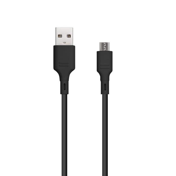 Kabel USB A do Micro USB Blue Star 2A 1 m DC-001AM2.0 czarny