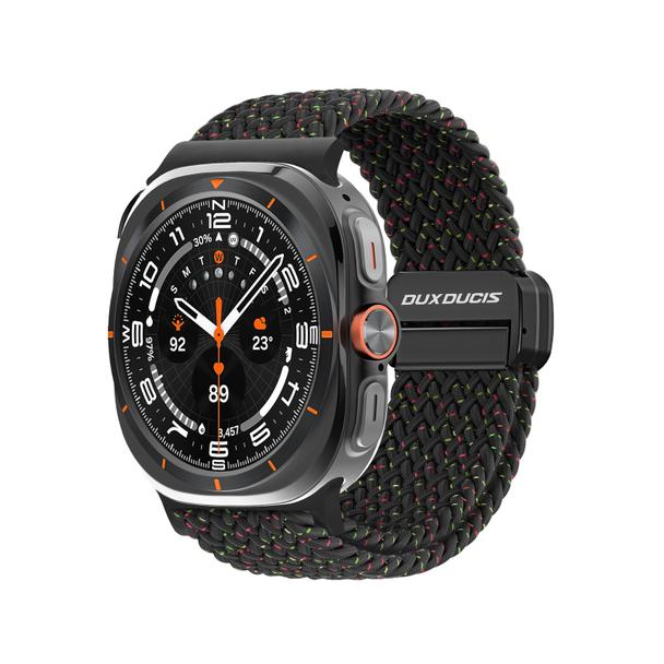 DUX DUCIS pasek MIXTURE PRO pleciony do Samsung Watch 47 mm czarny