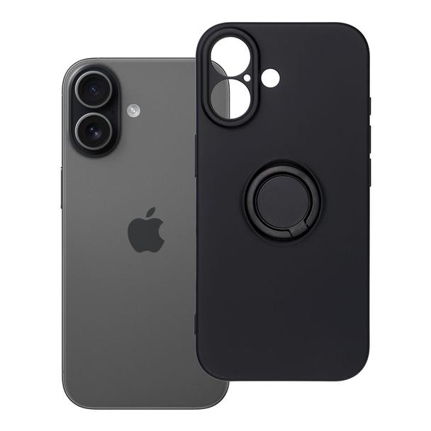 Futerał do iPhone 17 Silicone Ring czarny