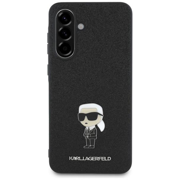 KARL LAGERFELD futerał do SAMSUNG A56 KLHCSA56GKNPSK (Fixed Glitter W/ Ikonik Metal Pin) czarny