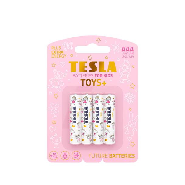 TESLA bateria alkaliczna R3 (AAA) TOYS+ GIRL [4x120] 4 szt
