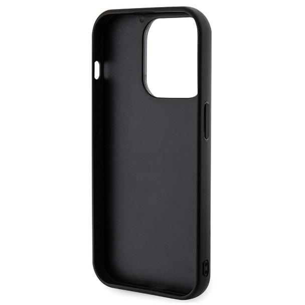 KARL LAGERFELD futerał do IPHONE 15 Pro Max KLHCP15X3DMBKCK (3D Logo Glitter) czarny