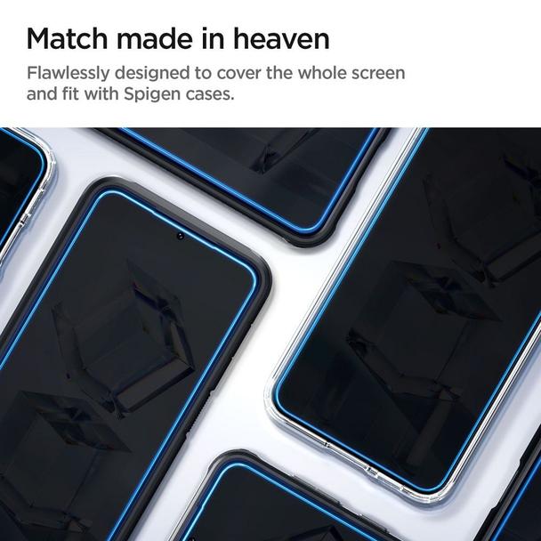 SPIGEN szkło hartowane GLAS.TR"EZ FIT" 2-pack do SAMSUNG S23 Plus transparent