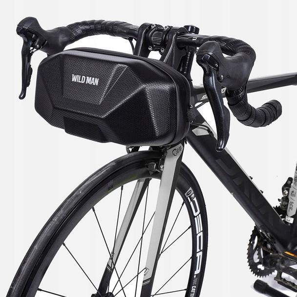WILDMAN sakwa rowerowa na kierownicę na zamek 3,5L X9 czarna