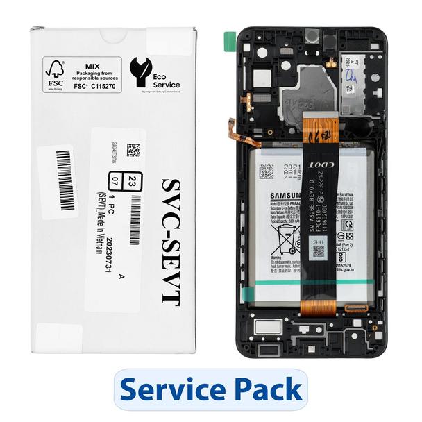 ServicePack Wyświetlacz LCD SAMSUNG A32 5G A326B GH82-25454A z baterią