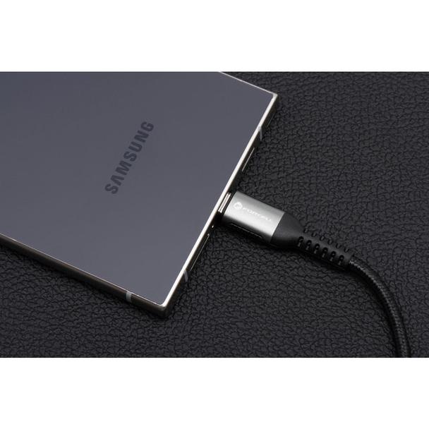 Kabel USB-C do USB-C Forcell F-Energy QC4.0 PD 5A 100W Cafule 0,5 m C260 czarny
