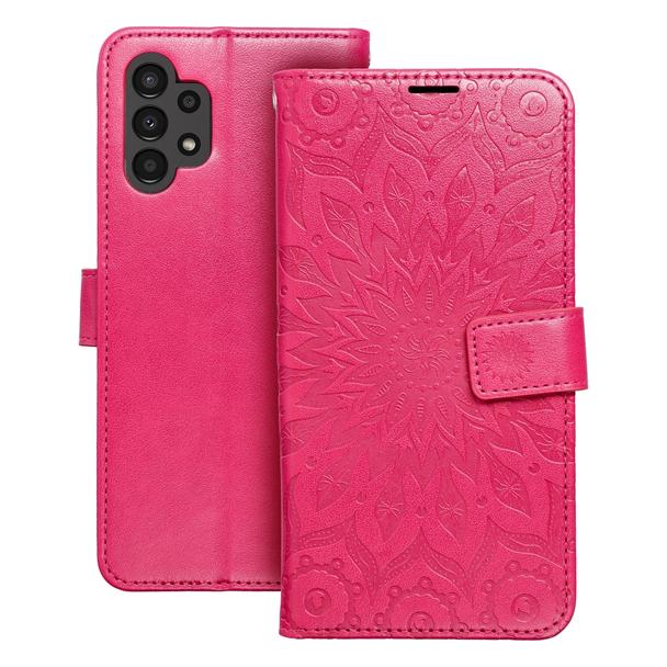 Etui z klapką na Samsung A13 4G Mezzo Book mandala magenta