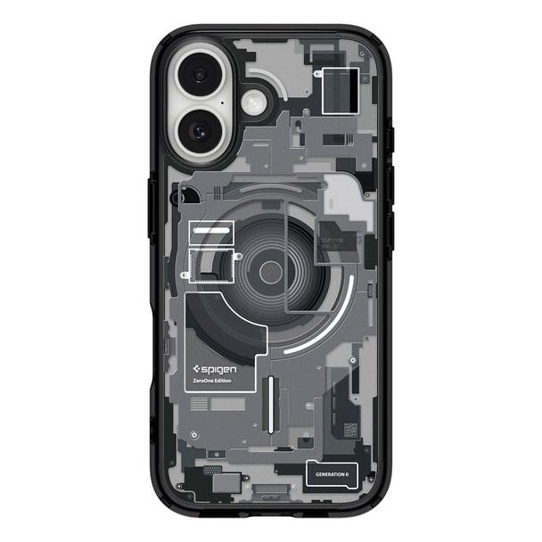 SPIGEN futerał ULTRA HYBRID MAG MAGSAFE IPHONE 17 ZERO ONE BLACK