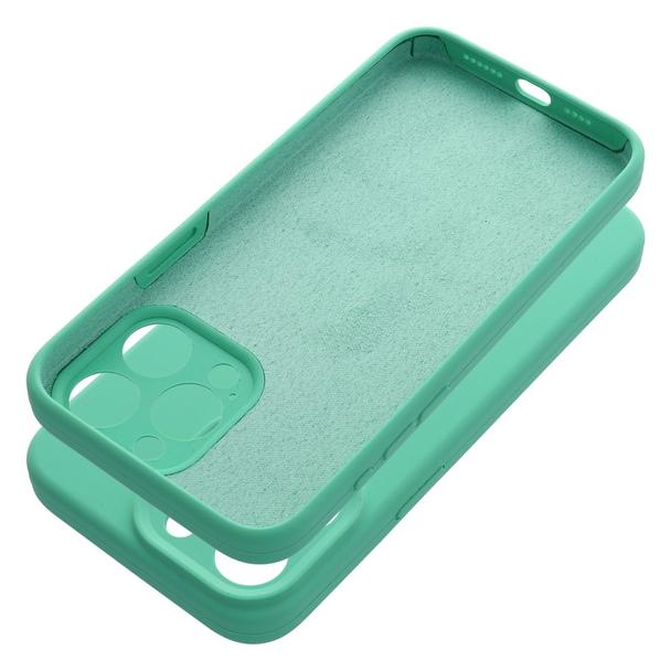 Futerał do iPhone 15 PRO MAX Silicone 2mm miętowy