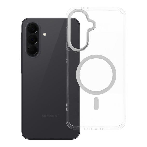 Etui na Samsung A37 Frame Cleear Hybrid Mag Cover zgodny z MagSafe transparentne
