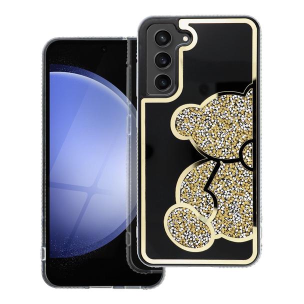 Etui na Samsung S25 FE / S26 FE Teddy Bear złote