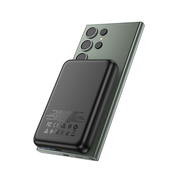 Powerbank zgodny z MagSafe Hoco 10000 mAh QC PD 2A 20W J141 czarny