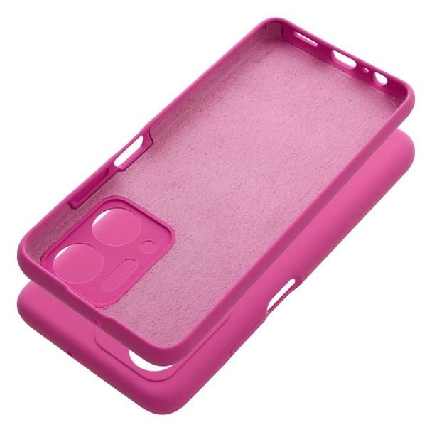 Futerał do Honor X7A Silicone 2mm różowy