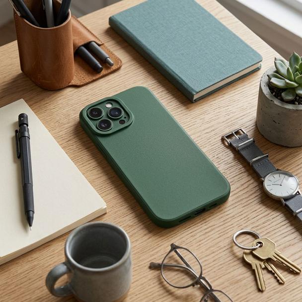 Etui na iPhone 18 Pro / 17 Pro Matt 2.0 ciemnozielone