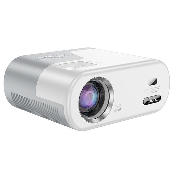 Projektor HD Ready Hoco z systemem Android Wi-Fi Bluetooth 720P DT2 biały