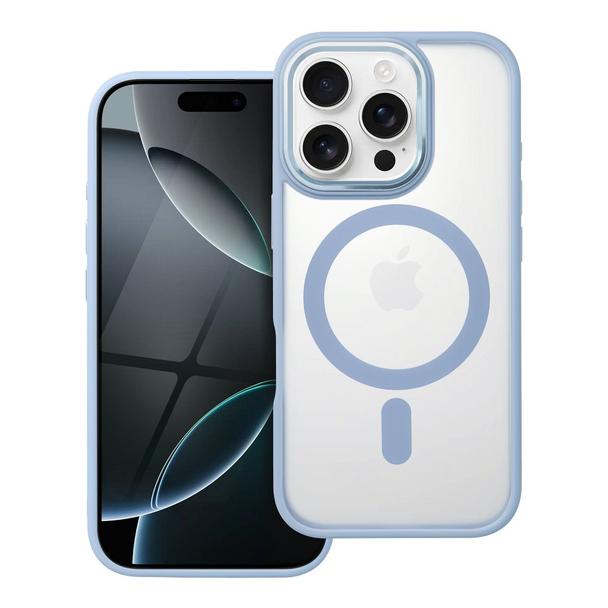 Futerał do iPhone 16 PRO Matte Mag Cover zgodny z MagSafe niebieski