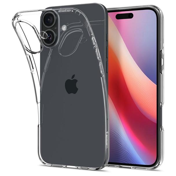 SPIGEN futerał LIQUID CRYSTAL do IPHONE 16 crystal clear