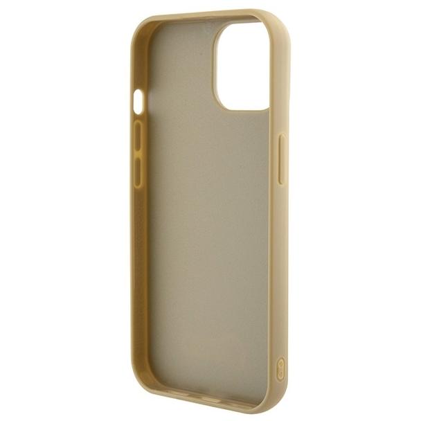 GUESS futerał do IPHONE 13 / 14 / 15 GUHCP15SPMSDGSD (Disco Metal Script) złoty