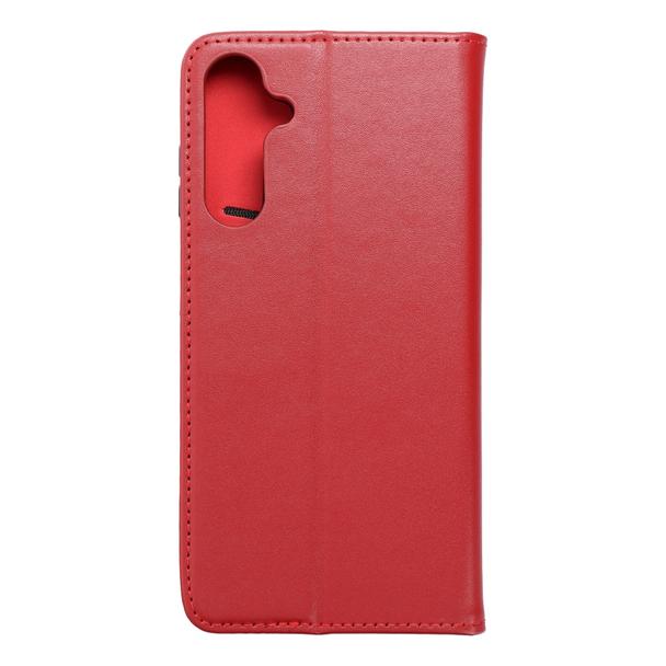 Etui z klapką na Samsung A25 5G Smart Pro Book skórzane bordowe