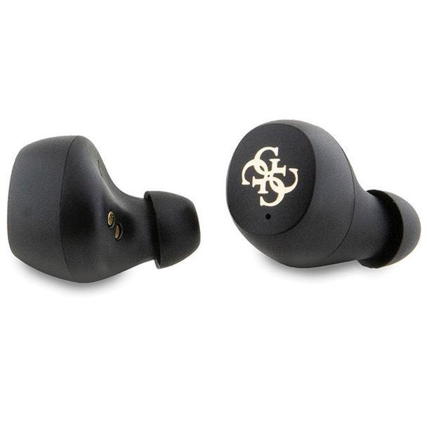 GUESS słuchawki bezprzewodowe bluetooth TWS ENC + stacja dokująca GUTWSP4EGK (4G Metal) czarne