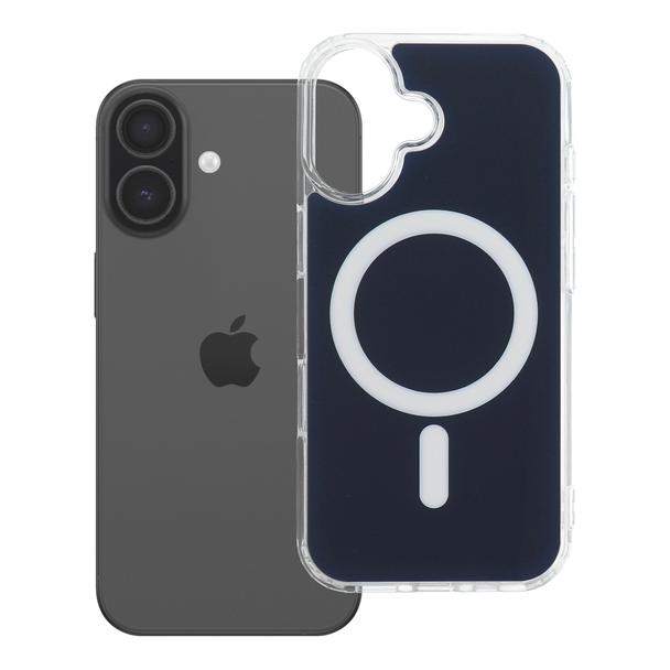 Etui na iPhone 17 Clear Fusion Mag Cover zgodne z MagSafe granatowe