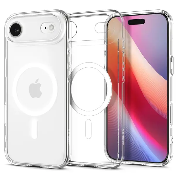 SPIGEN futerał ULTRA HYBRID MAG kompatybilny z MagSafe do IPHONE 17 Air clear white