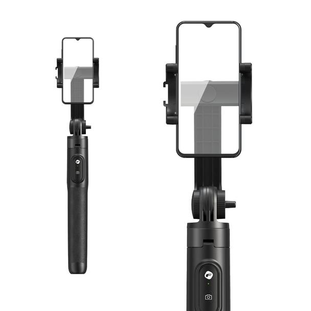 Selfie stick Forcell F-Grip S150XL tripod z pilotem bezprzewodowym czarny 0INT