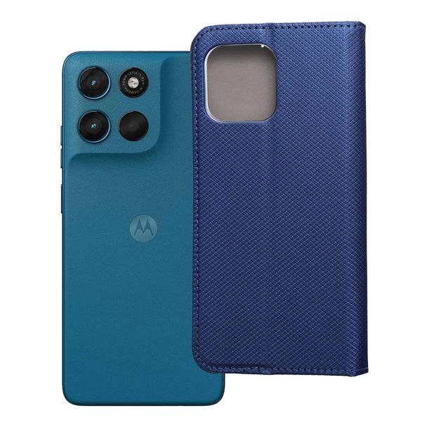 Etui z klapką na Motorola G57 POWER Smart Case Book granatowe