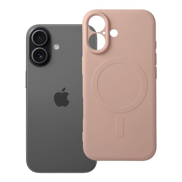 Futerał do iPhone 17 Silicone Mag Cover zgodny z MagSafe różowy
