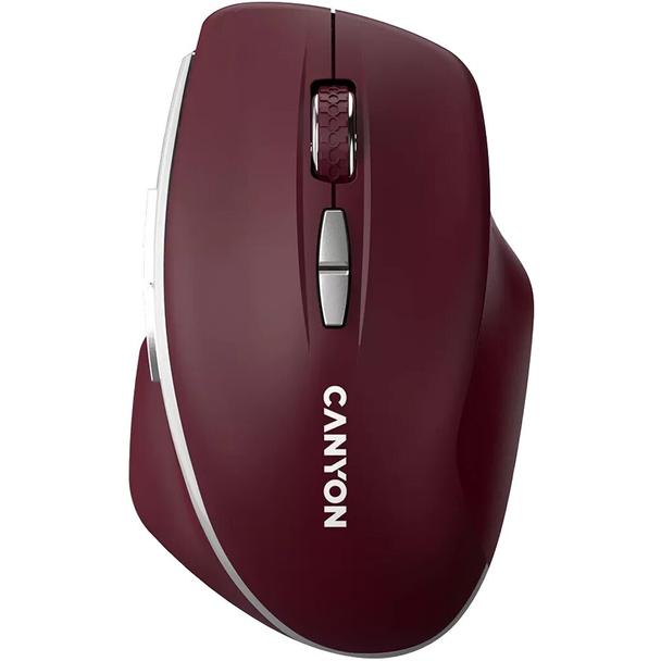 Myszka bezprzewodowa  BT 1600 dpi CANYON MW-21 czerwona