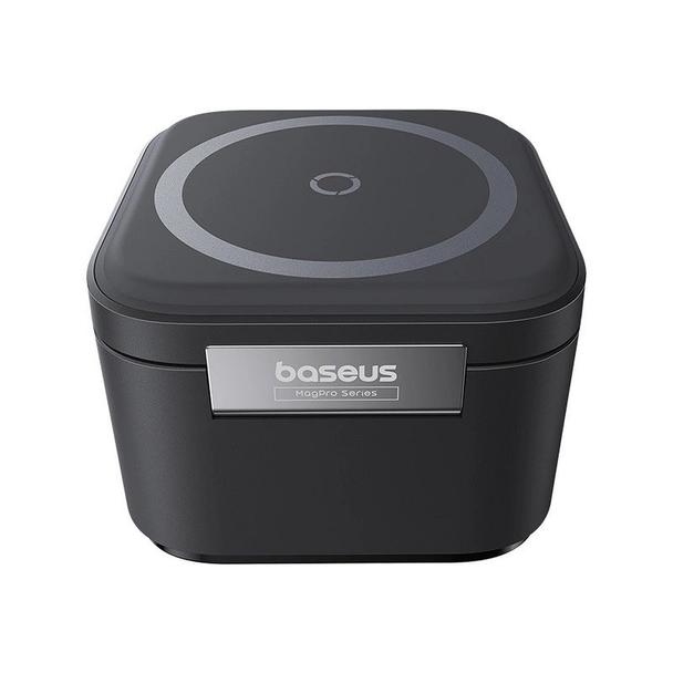 BASEUS ładowarka indukcyjna 2w1 kompatybilna z MagSafe 3A 20W BS-W531 czarna