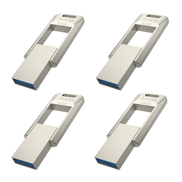 Pendrive 16GB USB 3.0 (USB A) Hoco UD16 nikiel