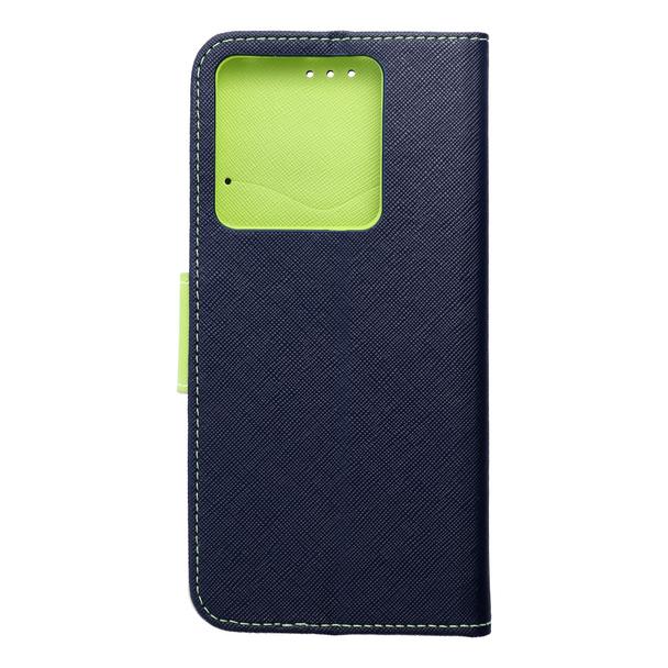 Etui z klapką na Xiaomi Redmi NOTE 13 PRO 5G Fancy Book granatowo-limonkowe