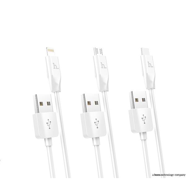 Kabel USB A do Lightning Hoco 2,1A 2 m X1 biały