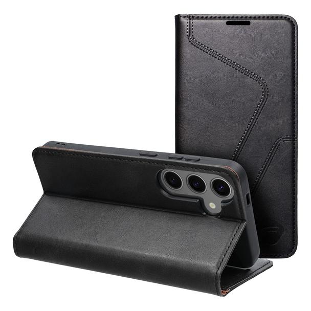 Pokrowiec na Samsung S24 Forcell F-Protect RFID Blocker Book czarny