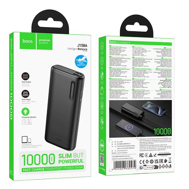 Powerbank Hoco 10000 mAh 2A J158A czarny