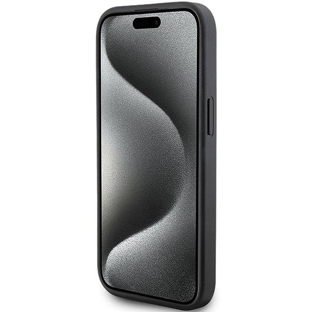 KARL LAGERFELD futerał do IPHONE 15 KLHCP15SPQKPMK (Quilted Pattern) czarny