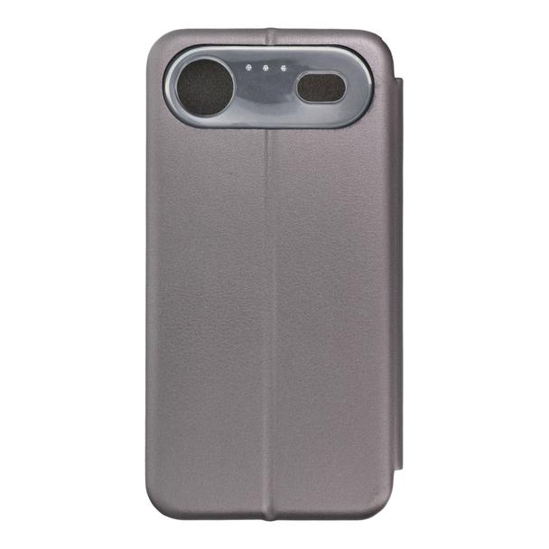 Etui z klapką na iPhone 17 AIR Elegance Book stalowe