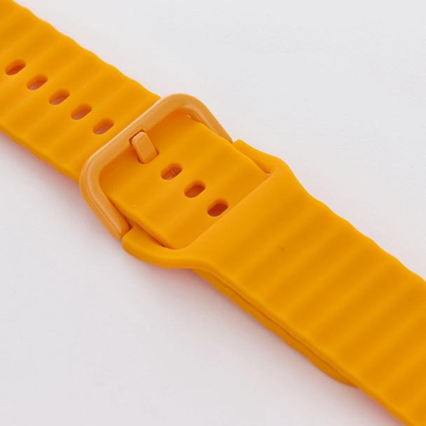 Pasek do zegarka 22 mm Titmo Strap S3 silicone żółty