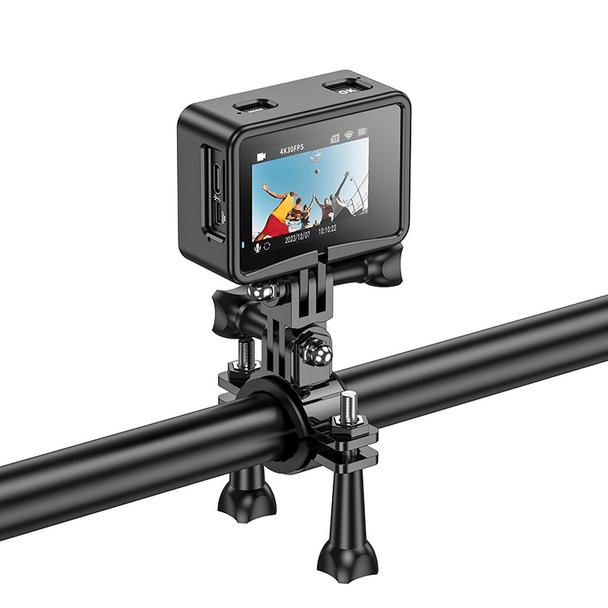 Kamera sportowa Hoco z dwoma wyświetlaczami 1,3" + 2" 4K/30fps DV101 czarna