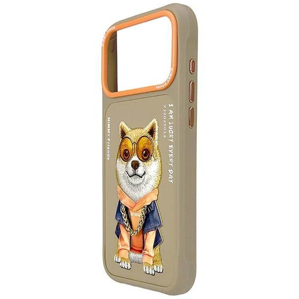 NIMMY futerał GLASSES COOL DOG do IPHONE 18 Pro Max/17 Pro Max beżowy
