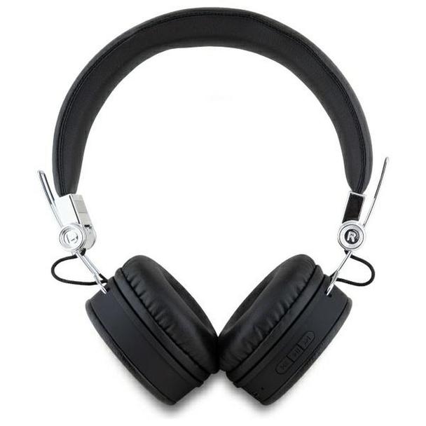 GUESS słuchawki bezprzewodowe bluetooth nagłowne ENC GUBH70PGTSPSK (Grained Classic Round Shape) czarne
