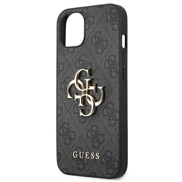 GUESS futerał do IPHONE 13 / 14 / 15 GUHCP14S4GMGGR (4G Big Metal Logo) szary