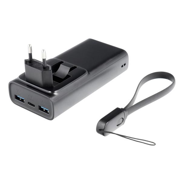 Powerbank Veger ACE100 (W1146) PD QC3.0 20W 10000 mAh czarny 0INT