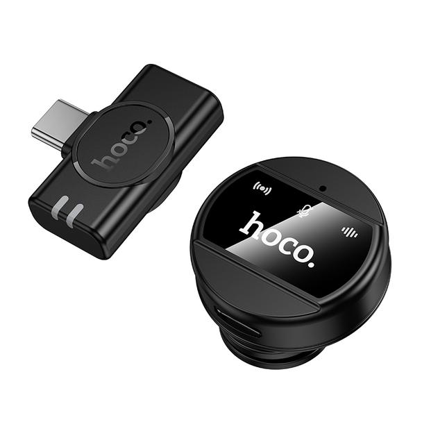 Mikrofon bezprzewodowy USB C Hoco L21 czarny